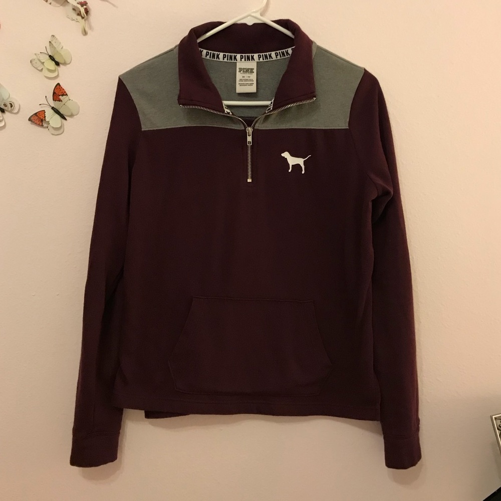 VS PINK Quarter Zip♥️
